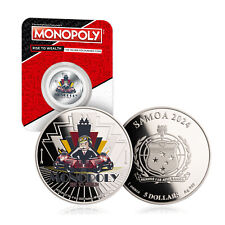 Moneda de plata Monopoly Rise To Wealth 1 oz Samoa 2024 - Edición limitada 1.933, usado segunda mano  Embacar hacia Argentina