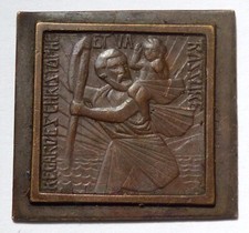 Religious uniface plaque d'occasion  Expédié en Belgium