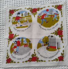Vintage childrens handkerchief for sale  MARCH