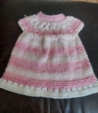 Knitted baby dress for sale  GREENHITHE