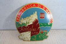 Badge placca repubblica usato  Santena