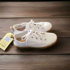 Tênis Toms Shoes Youth 4 meninas casual com cadarço 10011504 branco biqueira fechada novo com etiquetas, usado comprar usado  Enviando para Brazil