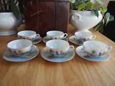 Tasses soucoupes porcelaine d'occasion  Aix-en-Othe