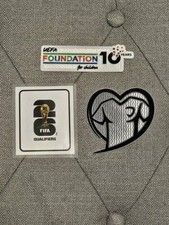 CONJUNTO DE ADESIVOS CRACHÁ PARA CAMISA DE FUTEBOL DAS ELIMINATÓRIAS DA COPA DO MUNDO DA UEFA comprar usado  Enviando para Brazil