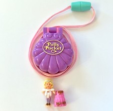 Usado, Medalhão Vintage Anos 90 Polly Pocket Completo Turquesa Variante Polly’s Show Time comprar usado  Enviando para Brazil