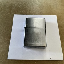 Vintage zippo brushed for sale  LOOE