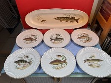 Service poisson porcelaine d'occasion  Saint-Julien-de-Vouvantes
