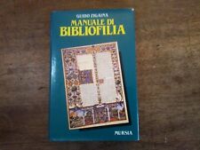 Manuale bibliofilia. zigaina. usato  Cuggiono