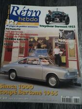 Retro hebdo simca d'occasion  Conflans-Sainte-Honorine