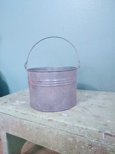 Vaso de acampamento antigo de metal galvanizado, 3 3/4" de altura comprar usado  Enviando para Brazil