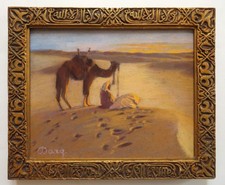 Peinture orientaliste 1920. d'occasion  Pont-sur-Yonne