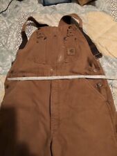 Carhartt lined bibs for sale  Berwick