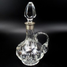 Handgeschliffene glas karaffe gebraucht kaufen  Olfen