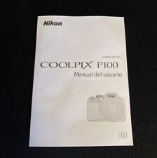 Câmera Digital Nikon CoolPix P100 Guia do Usuário Manual de Instruções Brochura comprar usado  Enviando para Brazil