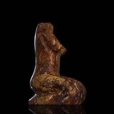 Mesa de escultura nua de mulher travertino vermelha mulher escultura H.20cm, usado comprar usado  Enviando para Brazil