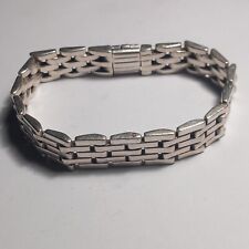 Brazalete puerta panel bisagras plata esterlina vintage chatarra o desgaste. 52,0 gramos., usado segunda mano  Embacar hacia Argentina