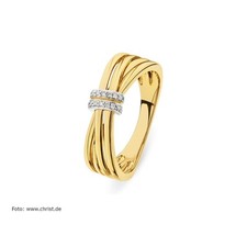 Goldener ring gekreuzte, gebraucht gebraucht kaufen  Leipzig