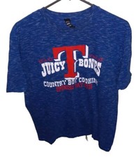 Usado, Camisa azul MLB Texas Rangers grande distrito ossos suculentos country menino cozinhar 2019 comprar usado  Enviando para Brazil