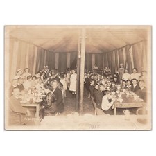 Foto de barraca de bagunça do estado de Oregon 1916 Salem meninos e meninas acampamento hora de alimentação B12 comprar usado  Enviando para Brazil