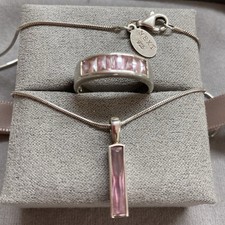 Pink stone ring for sale  BETWS-Y-COED