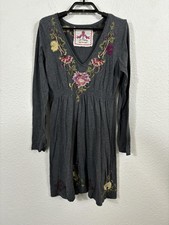 Usado, Vestido feminino JW Los Angeles pequeno floral bordado manga longa boho gola V comprar usado  Enviando para Brazil