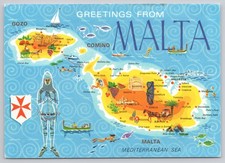 C37350 map malta for sale  LONDON