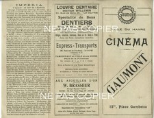 Programme cinema muet d'occasion  Mouy