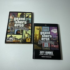 Grand Theft Auto: San Andreas (PC, 2005) com mapa e livro de guias da cidade comprar usado  Enviando para Brazil