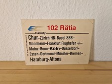 Zuglaufschild 102 rätia gebraucht kaufen Zuglaufschild 102 rätia gebraucht kaufen  Leipzig