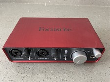 Interface de áudio Focusrite Scarlett 2i2 3ª geração 2 canais USB - sem cabos testados comprar usado  Enviando para Brazil
