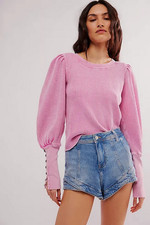 Blusa Free People FP One Wesley térmica manga longa botão gola redonda P comprar usado  Enviando para Brazil