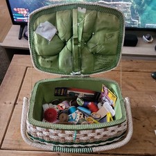 Vintage wicker sewing for sale  BIRKENHEAD