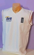Anglia Krykiet 2010-12 Kamizelka gracza Wydanie bez rękawów Koszula Singlet Adidas Medium na sprzedaż  PL