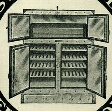 Usado, Caixa de gelo 1903 antiga geladeira utensílios de cozinha caixa de papel original anúncio 4559 comprar usado  Enviando para Brazil