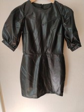 Schwarzes kleid kunstleder gebraucht kaufen  Elmshorn