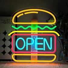 Burgers open neon for sale  Eugene