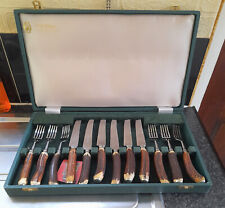 Set stag handle for sale  TORQUAY