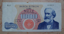 1000 lire verdi usato  Grugliasco