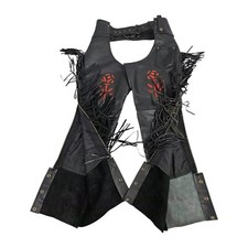 Black leather biker for sale  Belleview