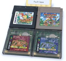 Conjunto 4 Legend of Zelda Oracle of Ages & Oracle of Seasons Gameboy GB Japonês comprar usado  Enviando para Brazil