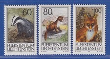 Liechtenstein 1993 jagdwesen gebraucht kaufen  München