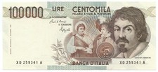 100000 lire caravaggio usato  Pignataro Maggiore