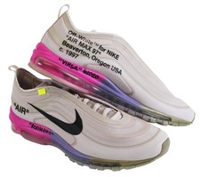 Tênis Queen Virgil Abloh 2018 assinado Nike Air Max 97 Elemental Rose Serena BAS comprar usado  Enviando para Brazil