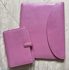 Pink leather filofax for sale  BLACKBURN