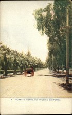 Cartão postal vintage Palmetto Avenue Los Angeles Califórnia p310 comprar usado  Enviando para Brazil