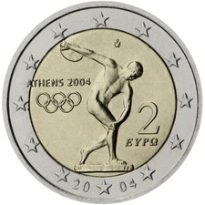 Euro grecia 2004 usato  Italia