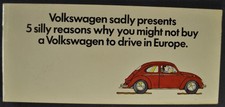 1971 volkswagen brochure for sale  Olympia