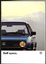 Volkswagen golf syncro for sale  UK