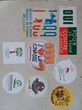 Lot anciens autocollants d'occasion  Le Grand-Pressigny