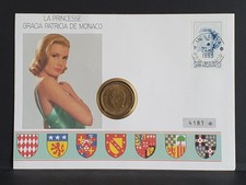 Numisbrief monaco prinzessin gebraucht kaufen  Magdeburg